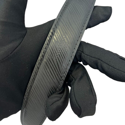 Louis-Vuitton Twist MM Shoulder Epi Black GHW