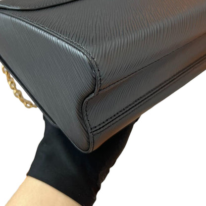 Louis-Vuitton Twist MM Shoulder Epi Leather Black GHW