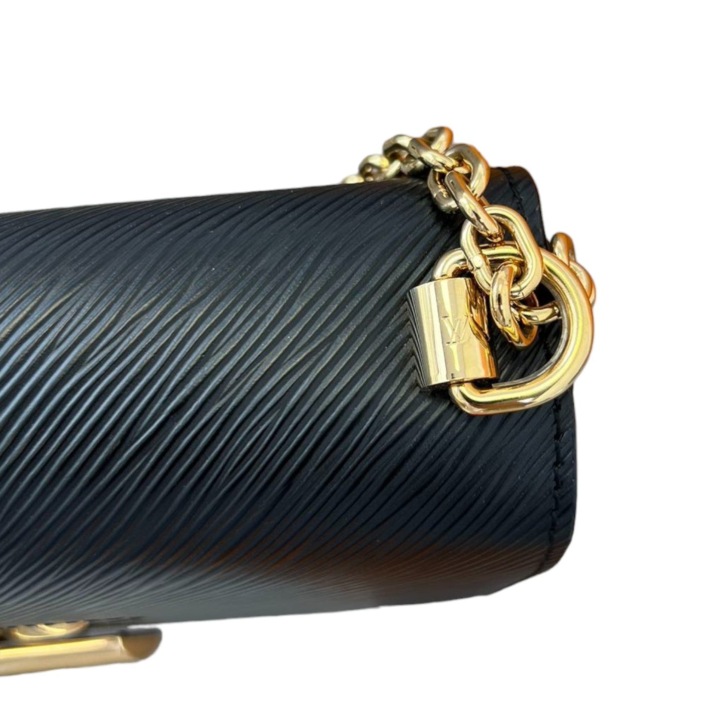 Louis-Vuitton Twist MM Shoulder Epi Leather Black GHW