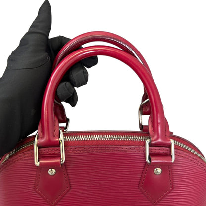 Louis-Vuitton Alma BB Epi Red SHW