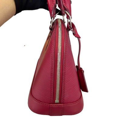 Louis-Vuitton Alma BB Epi Red SHW