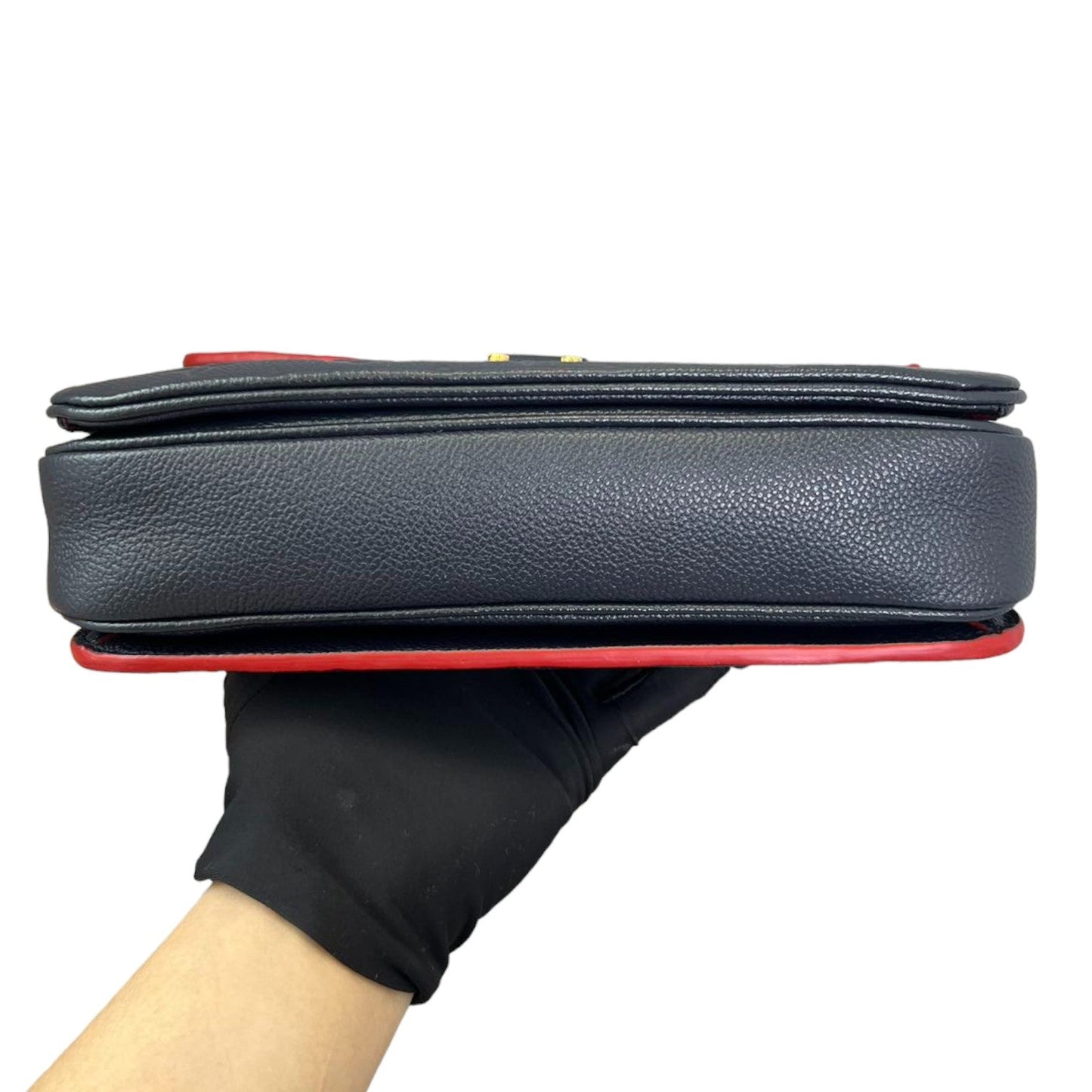 Louis-Vuitton Pochette Metis Empreinte Blue GHW