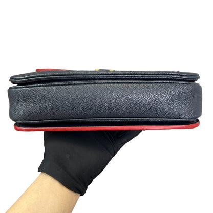 Louis-Vuitton Pochette Metis Empreinte Blue GHW
