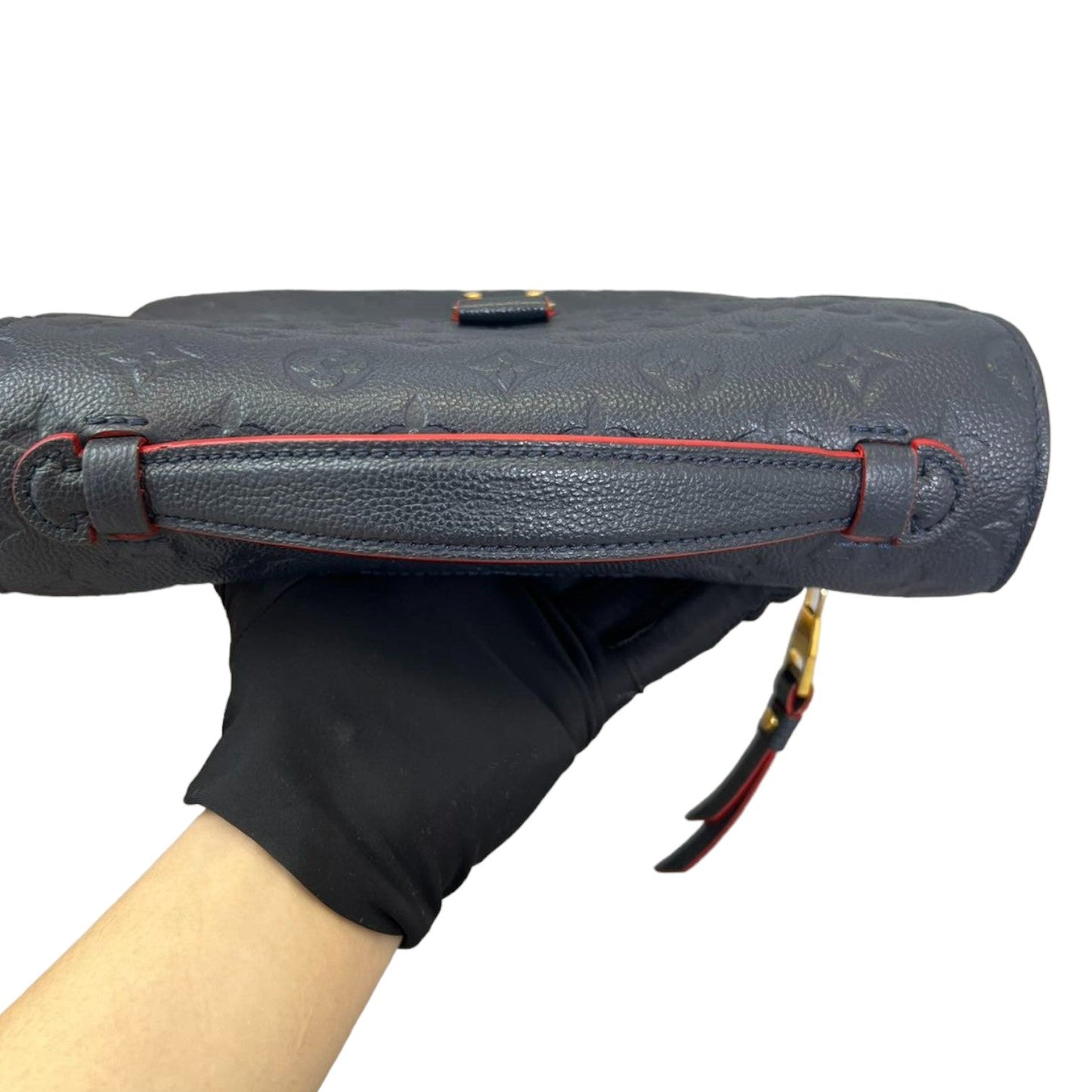 Louis-Vuitton Pochette Metis Empreinte Blue GHW