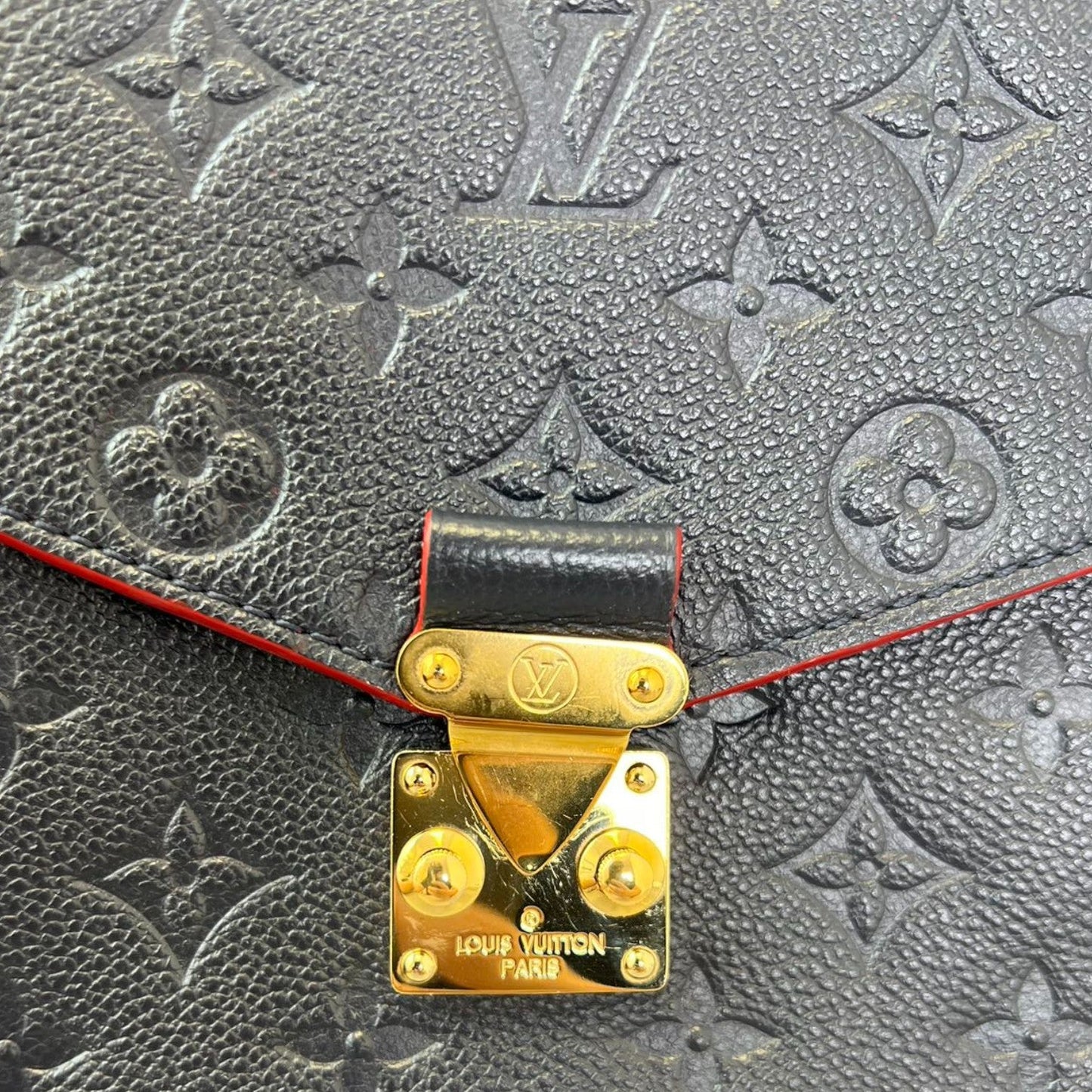 Louis-Vuitton Pochette Metis Empreinte Blue GHW