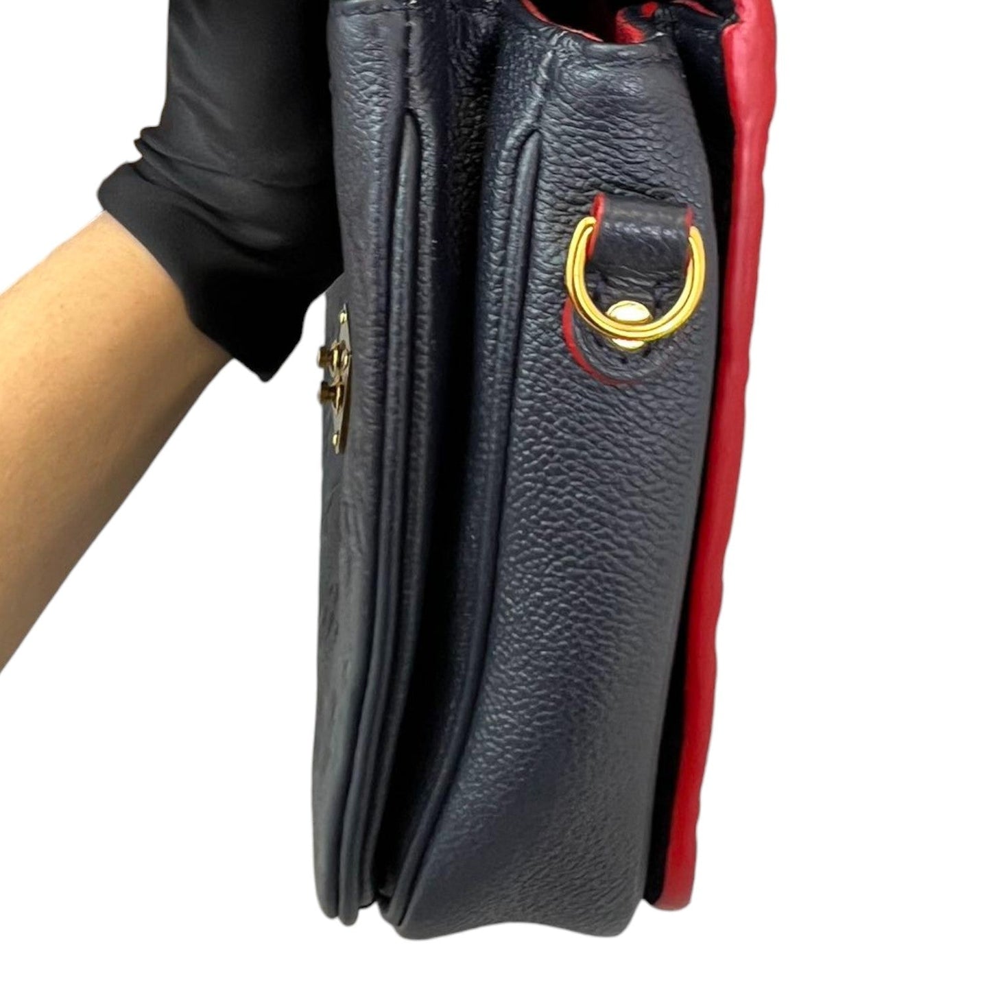 Louis-Vuitton Pochette Metis Empreinte Blue GHW