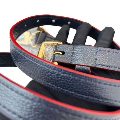 Louis-Vuitton Pochette Metis Empreinte Blue GHW