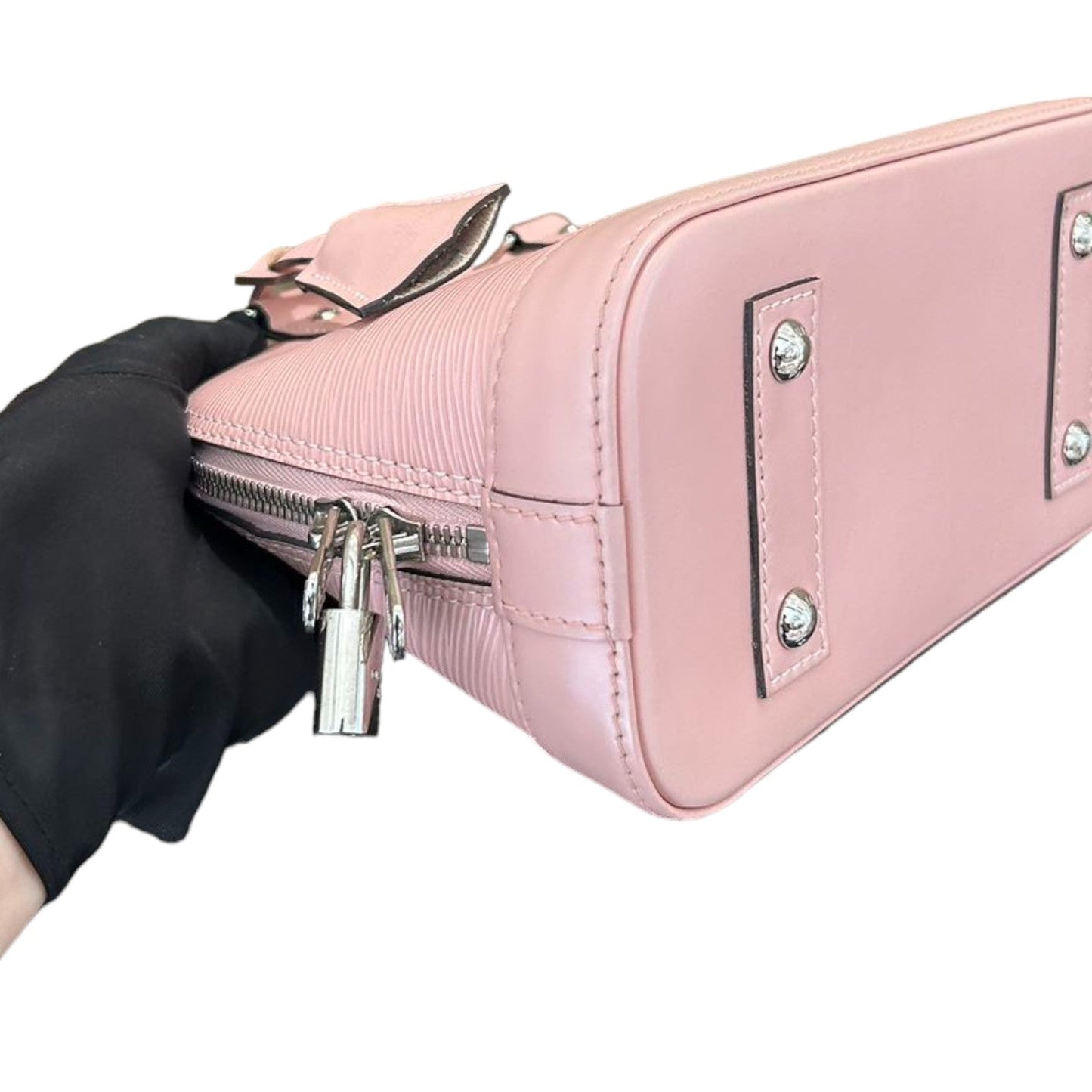 Louis-Vuitton Alma BB Epi Leather Pink SHW
