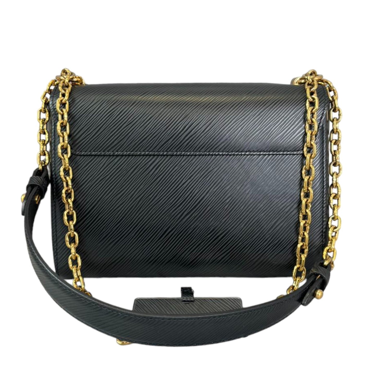 Louis-Vuitton Twist MM Shoulder Epi Black GHW
