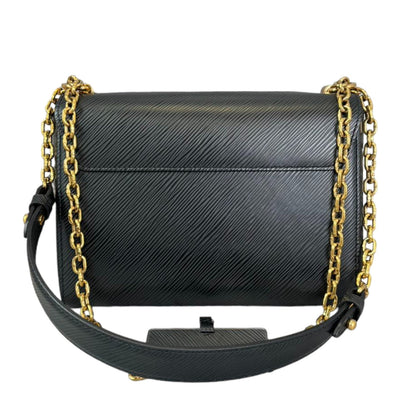 Louis-Vuitton Twist MM Shoulder Epi Black GHW