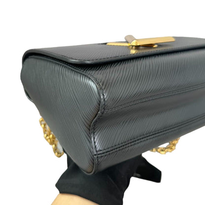Louis-Vuitton Twist MM Shoulder Epi Black GHW