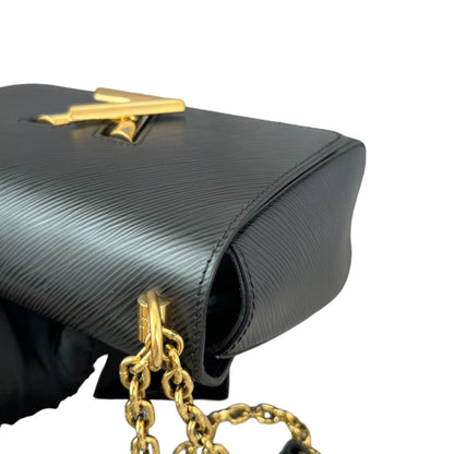 Louis-Vuitton Twist MM Shoulder Epi Black GHW
