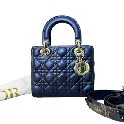 My ABCDior Lady Dior Small Lambskin Blue GHW