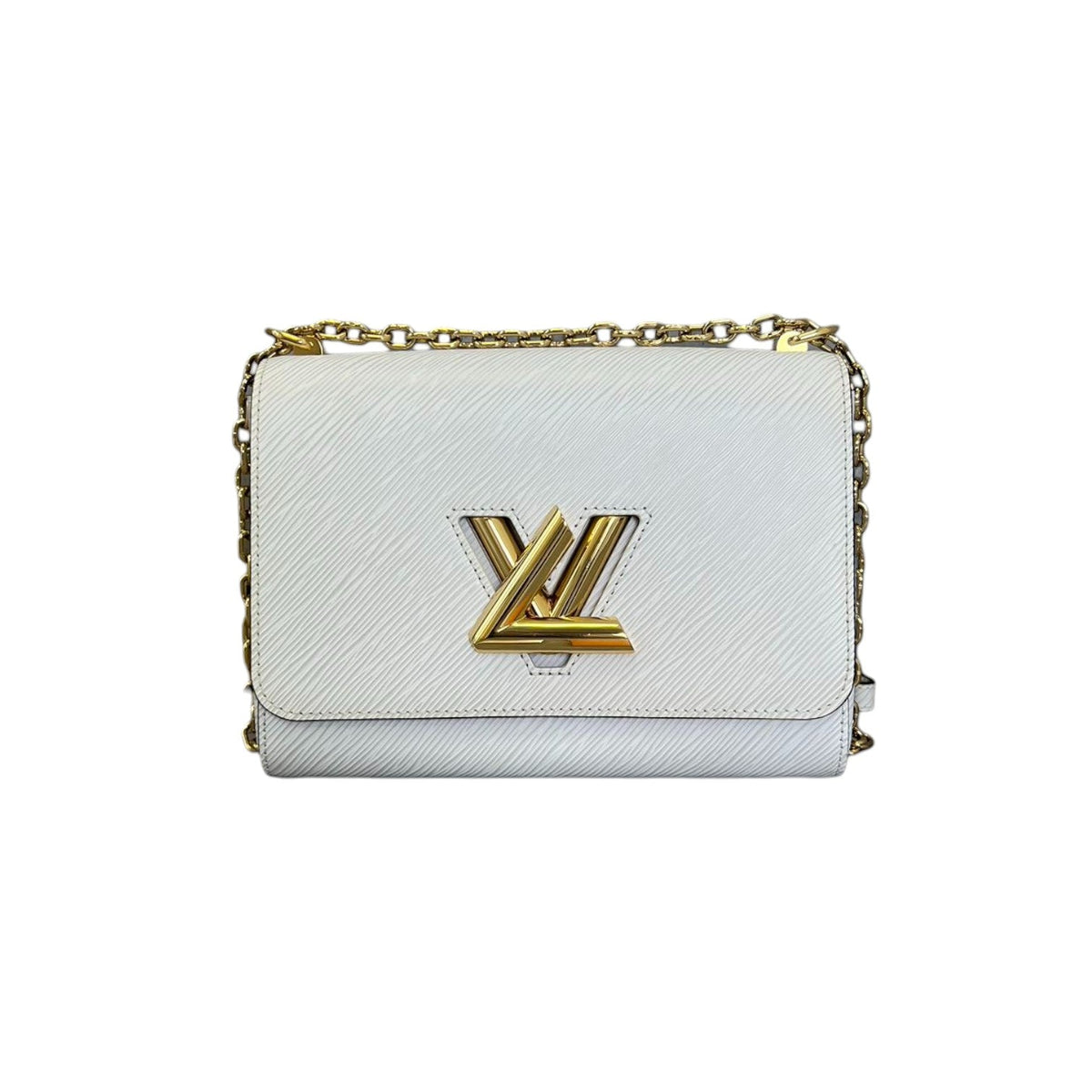 Louis-Vuitton Twist PM Shoulder Epi Leather White GHW