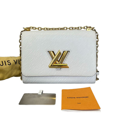 Louis-Vuitton Twist PM Shoulder Epi Leather White GHW