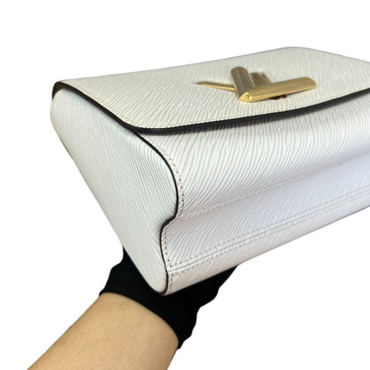 Louis-Vuitton Twist PM Shoulder Epi Leather White GHW