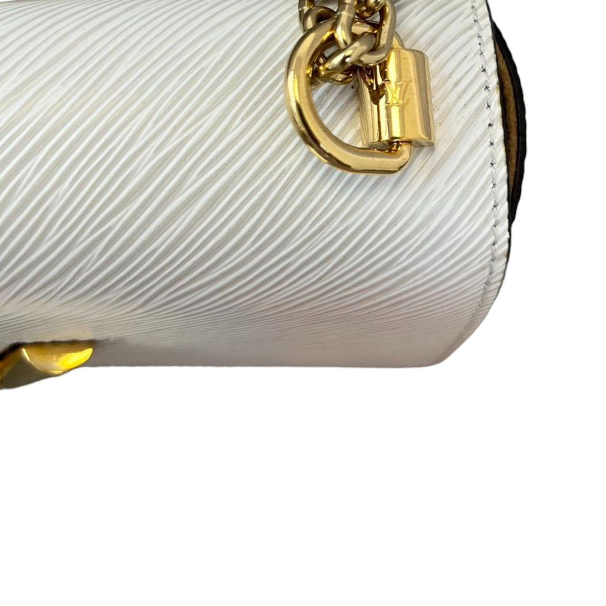 Louis-Vuitton Twist PM Shoulder Epi Leather White GHW