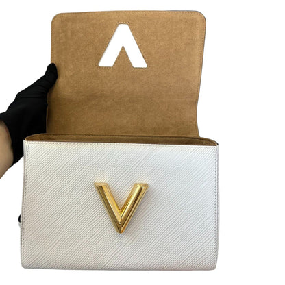 Louis-Vuitton Twist PM Shoulder Epi Leather White GHW