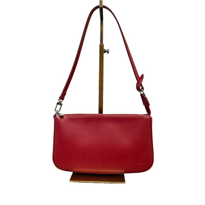 Louis-Vuitton Pochette Accessoires Epi Leather Red SHW