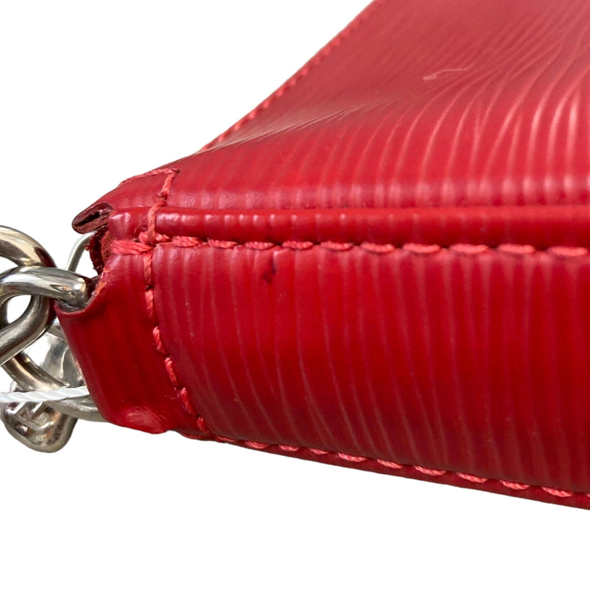 Louis-Vuitton Pochette Accessoires Epi Leather Red SHW