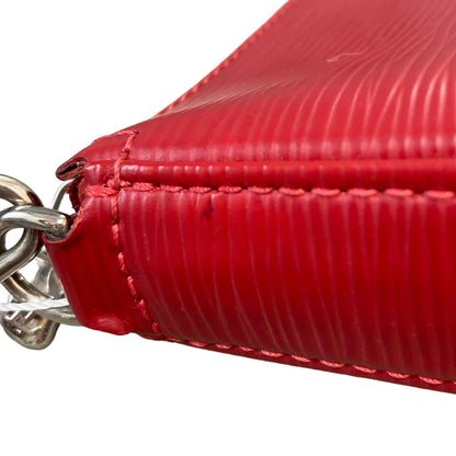 Louis-Vuitton Pochette Accessoires Epi Leather Red SHW
