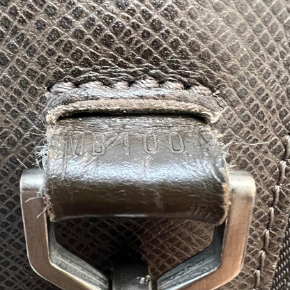Louis-Vuitton Briefcase Taiga Leather Brown SHW
