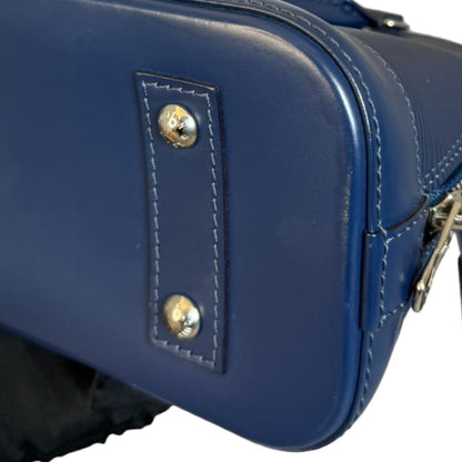 Louis-Vuitton Alma BB Epi Leather Indigo SHW