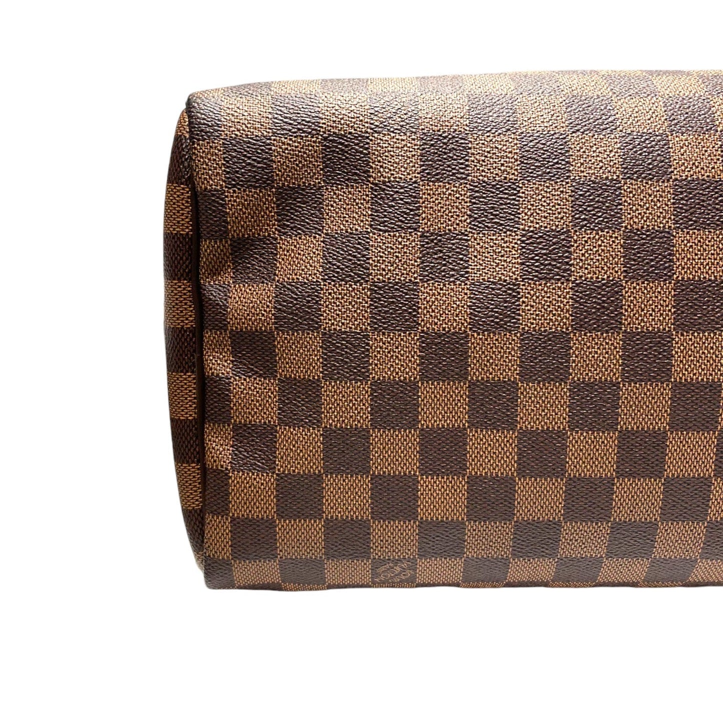 Louis-Vuitton Speedy Bandouliere 30 Damier Ebene Brown GHW