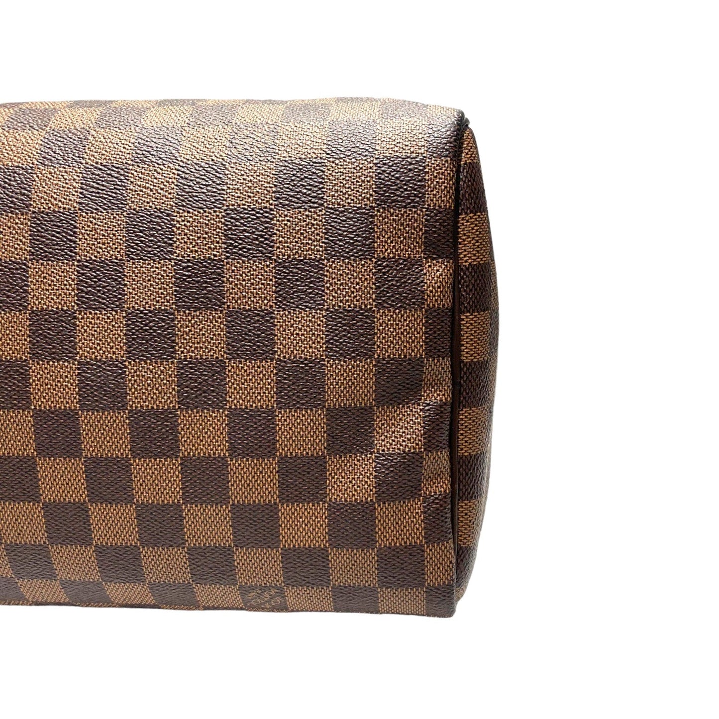 Louis-Vuitton Speedy Bandouliere 30 Damier Ebene Brown GHW
