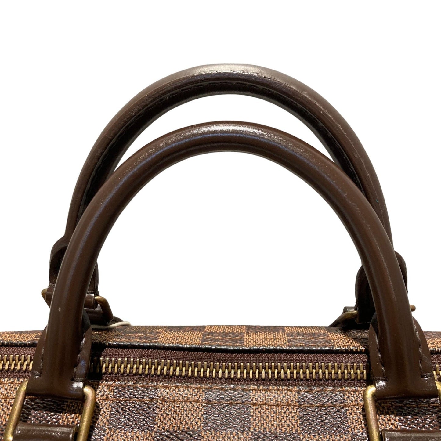 Louis-Vuitton Speedy Bandouliere 30 Damier Ebene Brown GHW