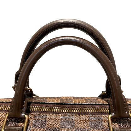 Louis-Vuitton Speedy Bandouliere 30 Damier Ebene Brown GHW