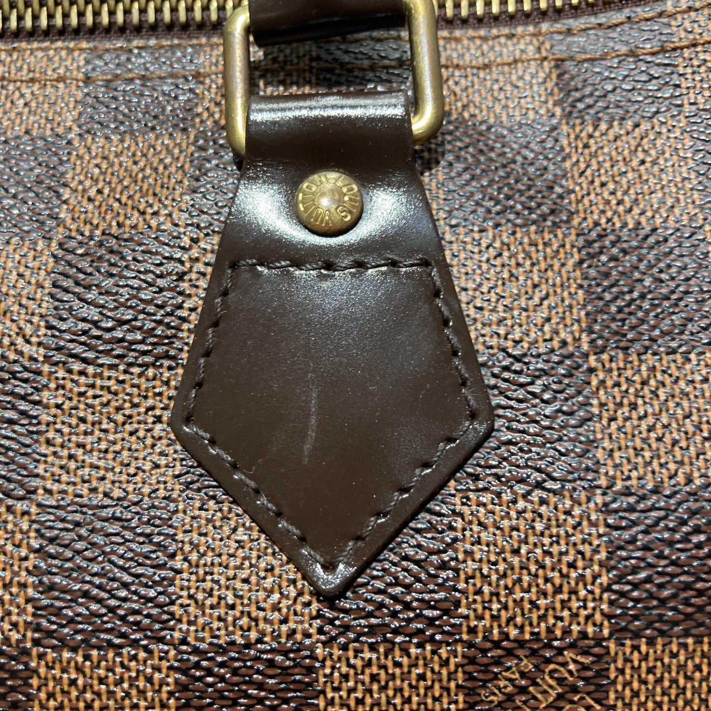 Louis-Vuitton Speedy Bandouliere 30 Damier Ebene Brown GHW