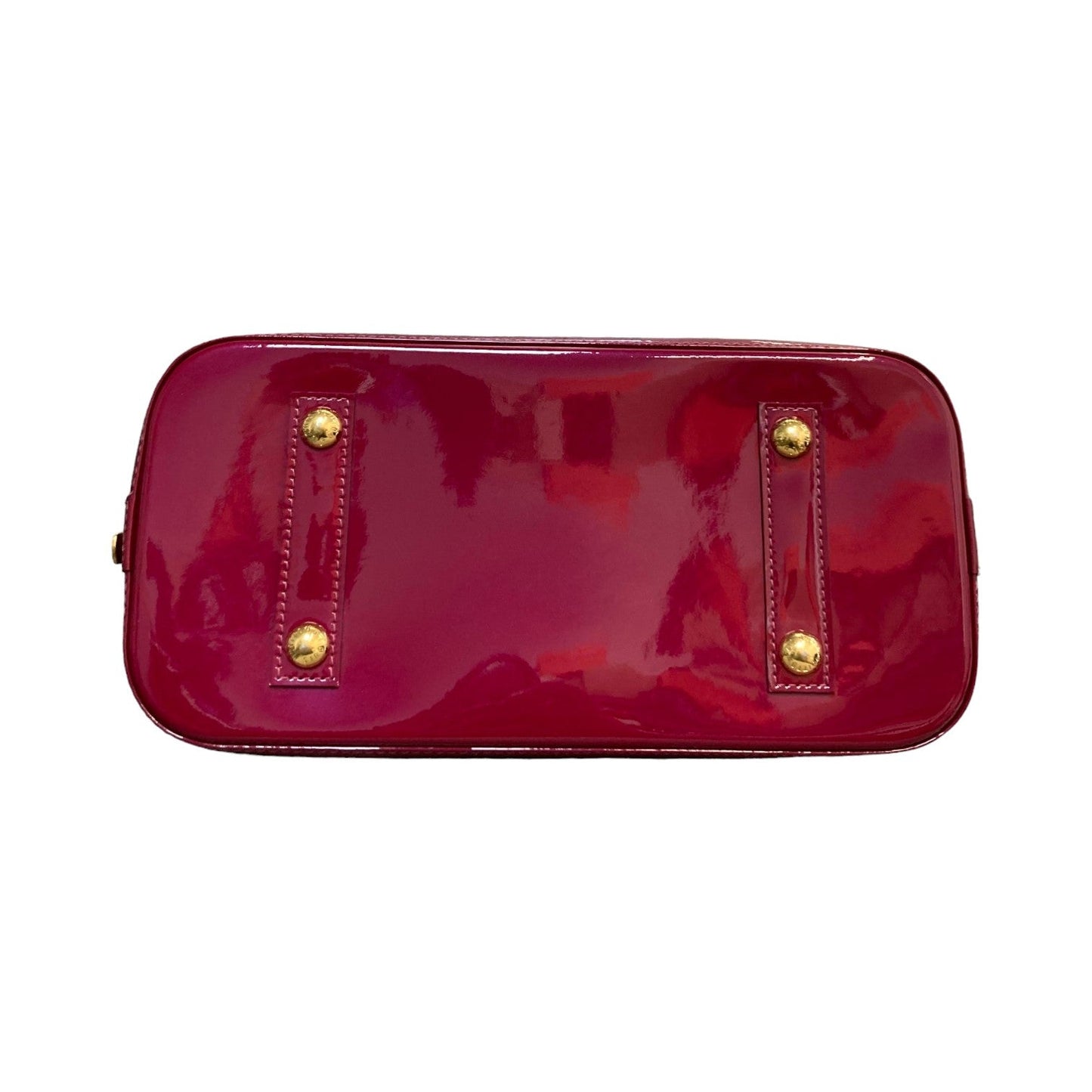 Louis-Vuitton Alma PM Vernis Patent Dark Pink GHW