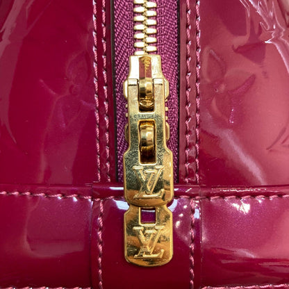 Louis-Vuitton Alma PM Vernis Patent Dark Pink GHW