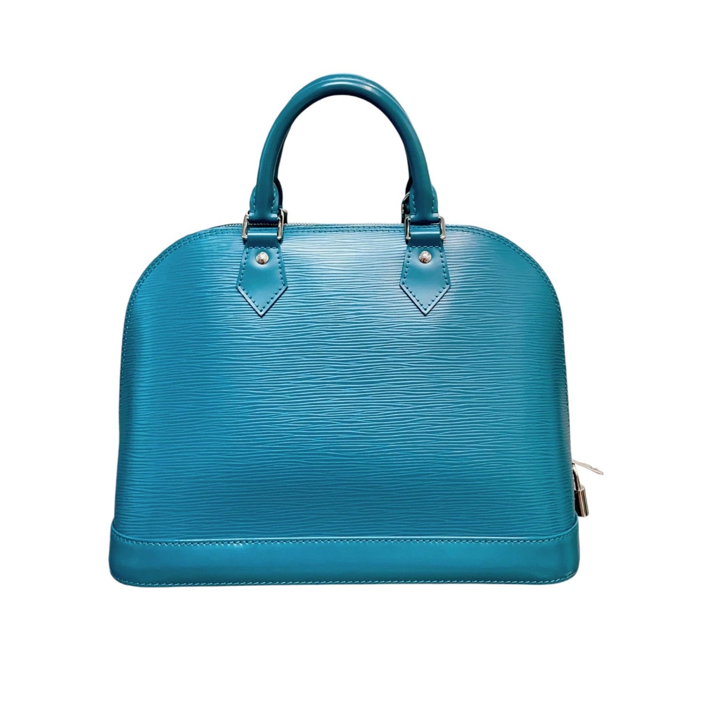 Louis-Vuitton Alma PM Epi Leather Blue SHW