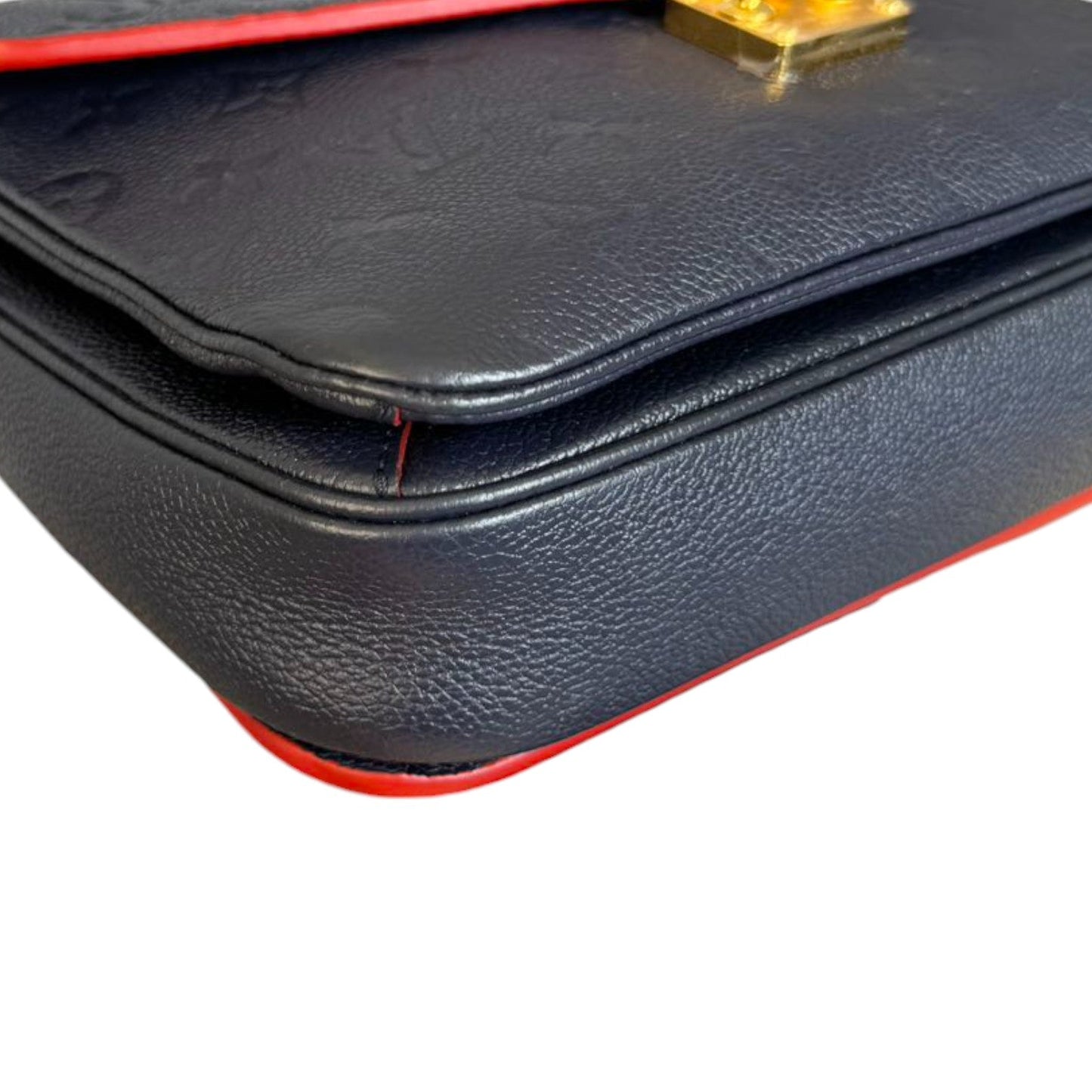 Louis-Vuitton Empreinte Pochette Metis Calfskin Navy Blue GHW