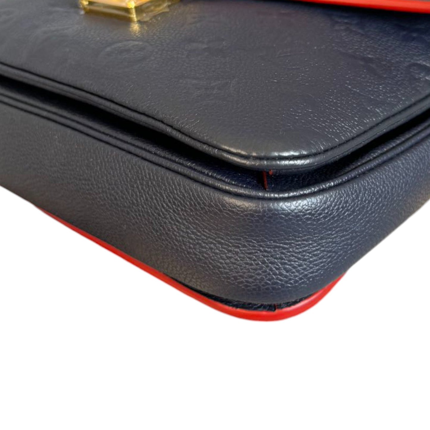 Louis-Vuitton Empreinte Pochette Metis Calfskin Navy Blue GHW