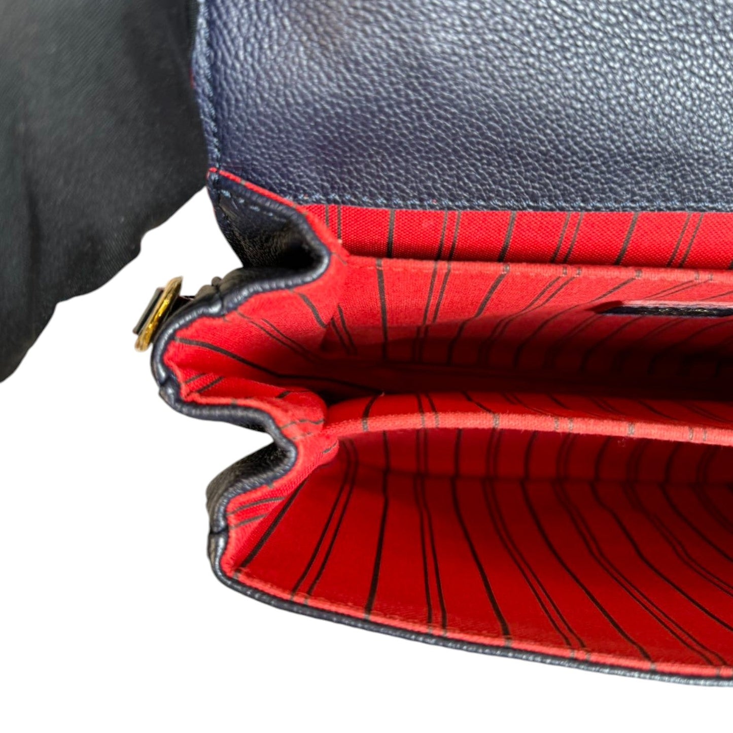 Louis-Vuitton Empreinte Pochette Metis Calfskin Navy Blue GHW