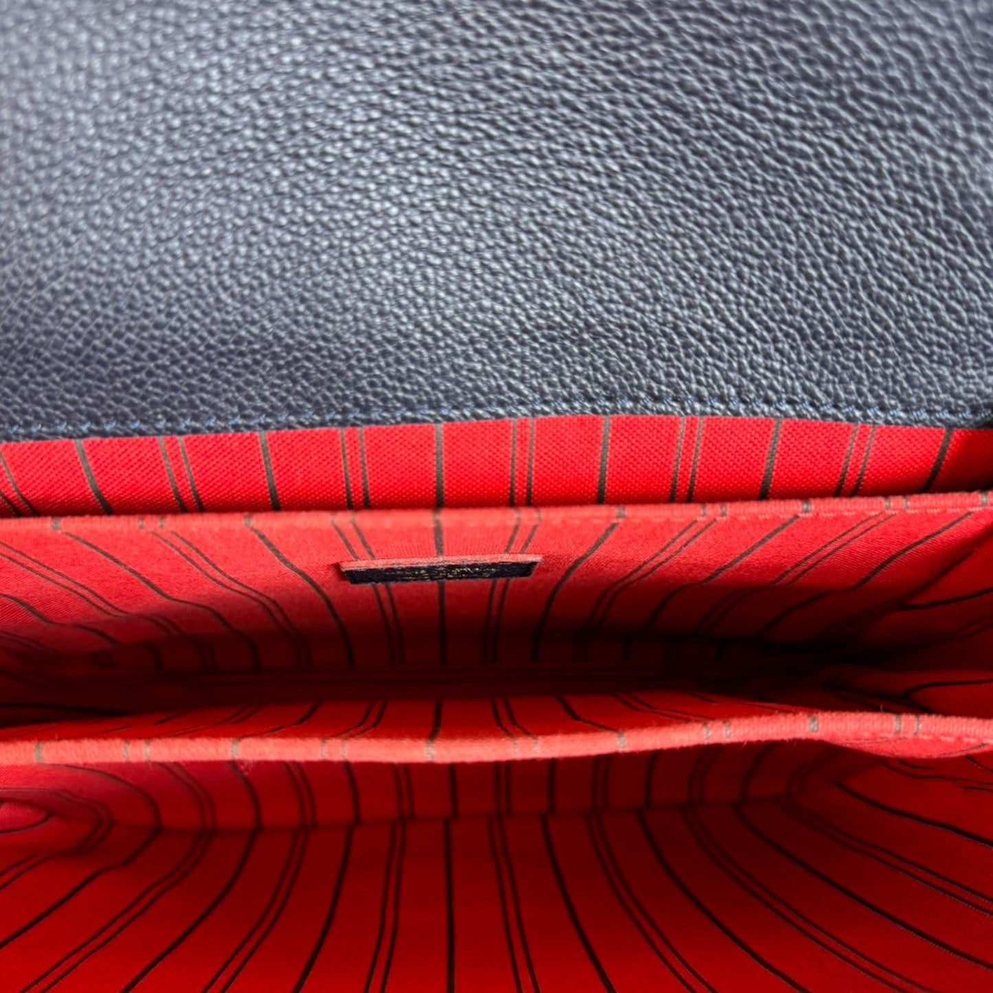 Louis-Vuitton Empreinte Pochette Metis Calfskin Navy Blue GHW