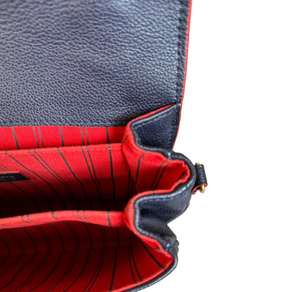 Louis-Vuitton Empreinte Pochette Metis Calfskin Navy Blue GHW