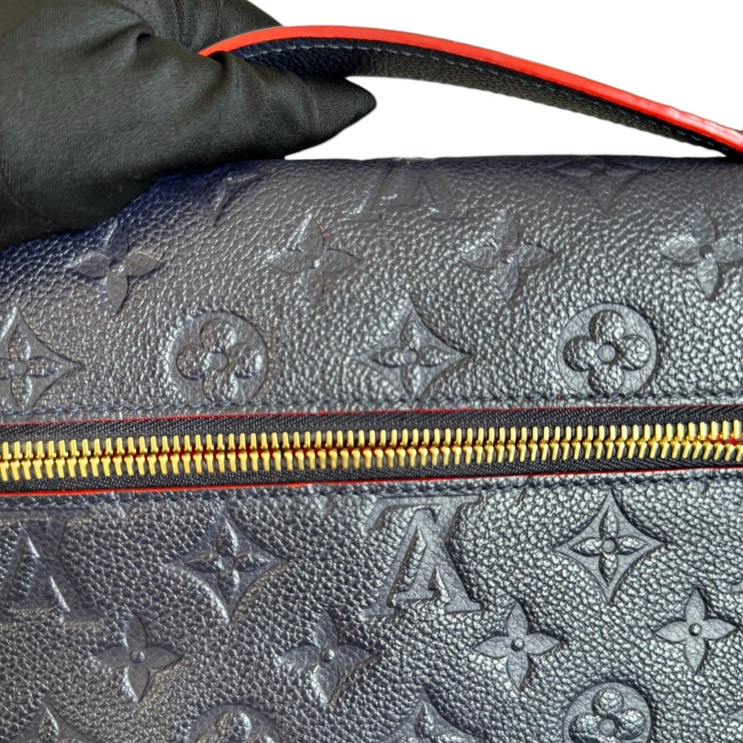 Louis-Vuitton Empreinte Pochette Metis Calfskin Navy Blue GHW