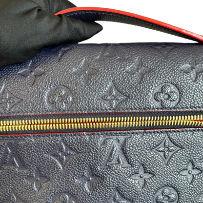 Louis-Vuitton Empreinte Pochette Metis Calfskin Navy Blue GHW
