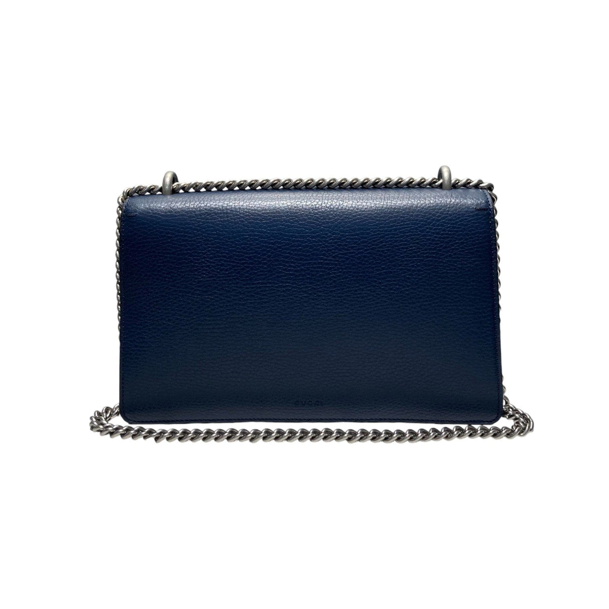 Gucci Dionysus Shoulder Small Pebbled Calfskin Blue SHW
