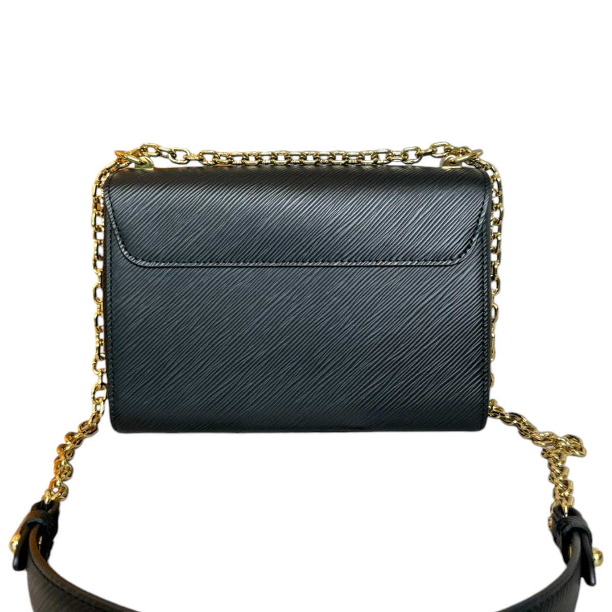 Louis-Vuitton Twist PM Shoulder Epi Leather Black GHW
