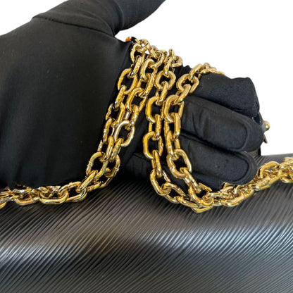 Louis-Vuitton Twist PM Shoulder Epi Leather Black GHW