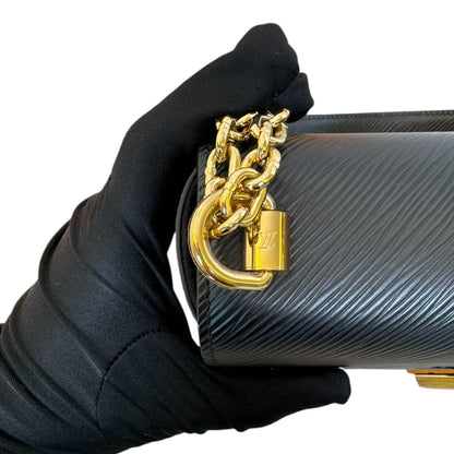 Louis-Vuitton Twist PM Shoulder Epi Leather Black GHW