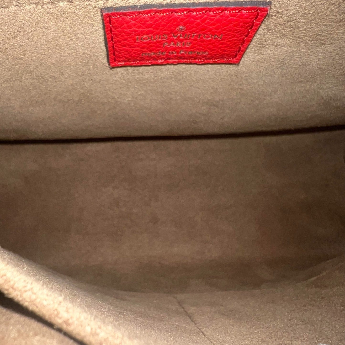 Louis-Vuitton Marignan Coquelico Monogram Canvas Brown Red