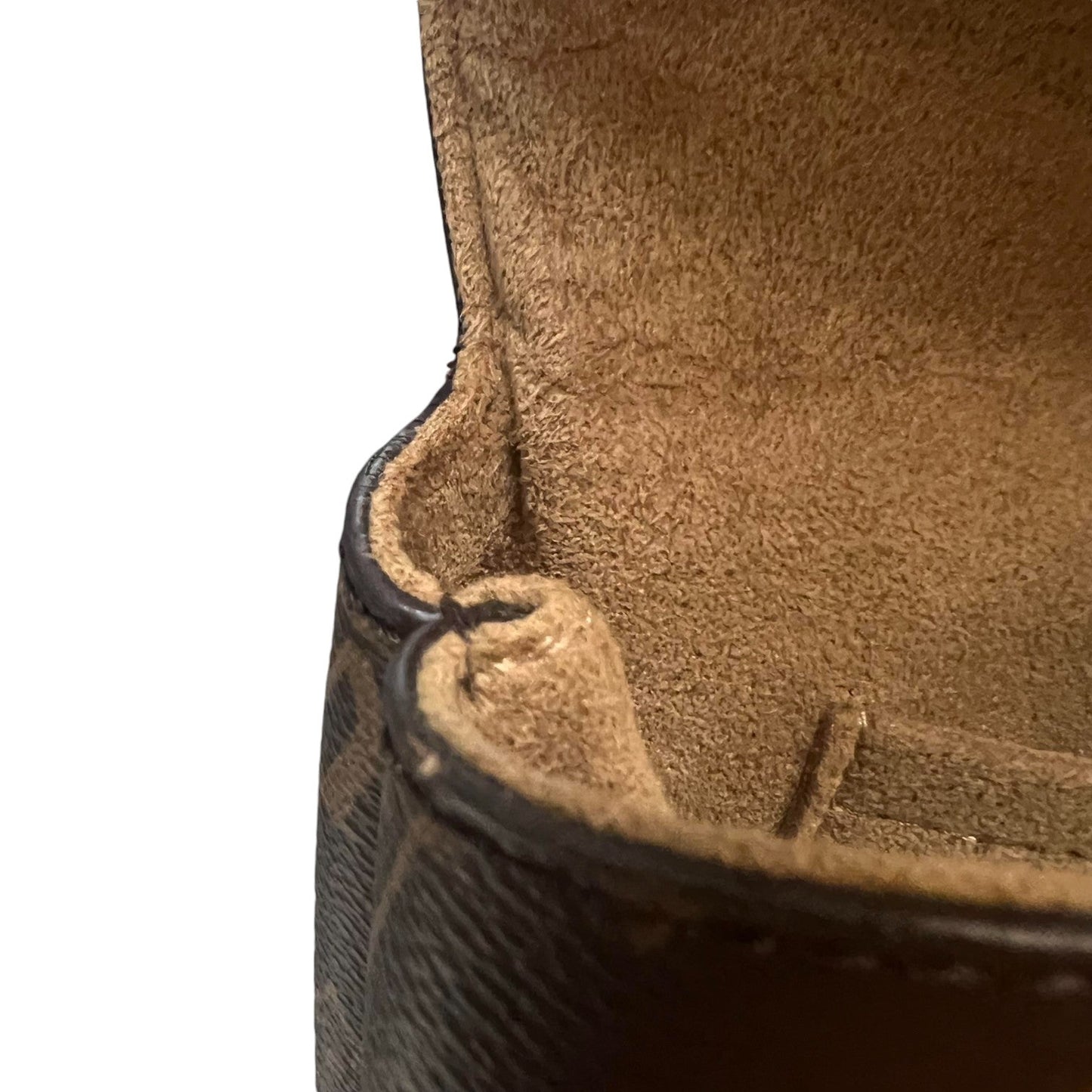 Louis-Vuitton Marignan Coquelico Monogram Canvas Brown Red
