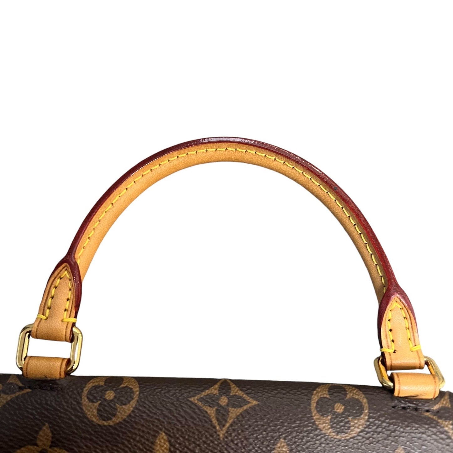 Louis-Vuitton Marignan Coquelico Monogram Canvas Brown Red