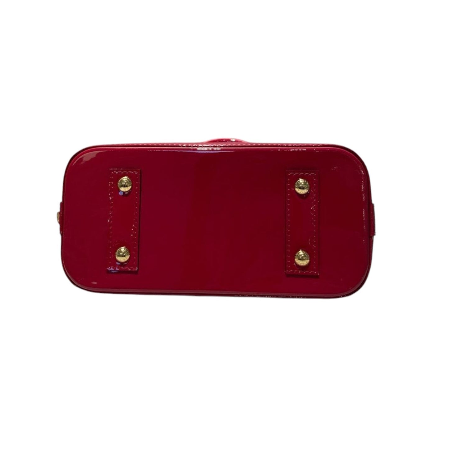 Louis-Vuitton Alma BB Vernis Patent Leather Cherry GHW